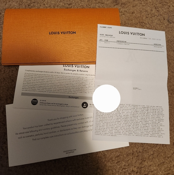 LOUIS VUITTON CLEMENCE ZIP AROUND WALLET - Picture 9 of 9